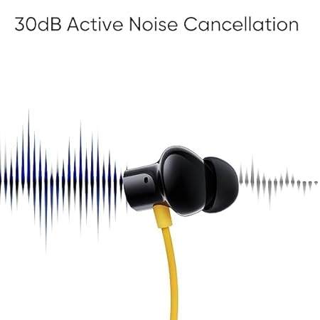 Buds Wireless 3 in-Ear Bluetooth Neckband Compatible with Realme 13.4 Mm Dynamic Bass Boost Driver,Upto 32 Hours Playback,Fast Charge,45Ms Low Latency,Ip55 Dust&Water Resistannt&Bluetooth (Yellow)