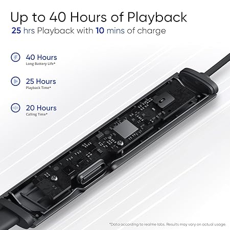 Buds Wireless 3 in-Ear Bluetooth Neckband Compatible with Realme 13.4 Mm Dynamic Bass Boost Driver,Upto 32 Hours Playback,Fast Charge,45Ms Low Latency,Ip55 Dust&Water Resistannt&Bluetooth (Yellow)