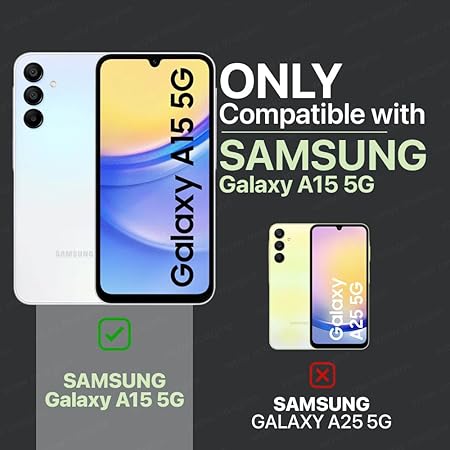 WOW IMAGINE Shock Proof Flip Cover Back Case Cover for Samsung Galaxy A15 5G (Flexible | Leather Finish | Card Pockets Wallet & Stand | Chestnut Brown)