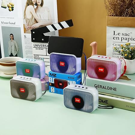 MZ M412SP (Portable Bluetooth Speaker) Dynamic Thunder Sound with High Bass 5 W Bluetooth Speaker 1200mAh Battery
