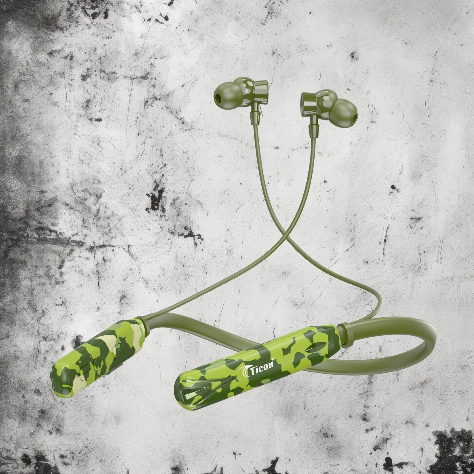 Ticon Army Vox Neckband – Rugged Design with Superior Sound