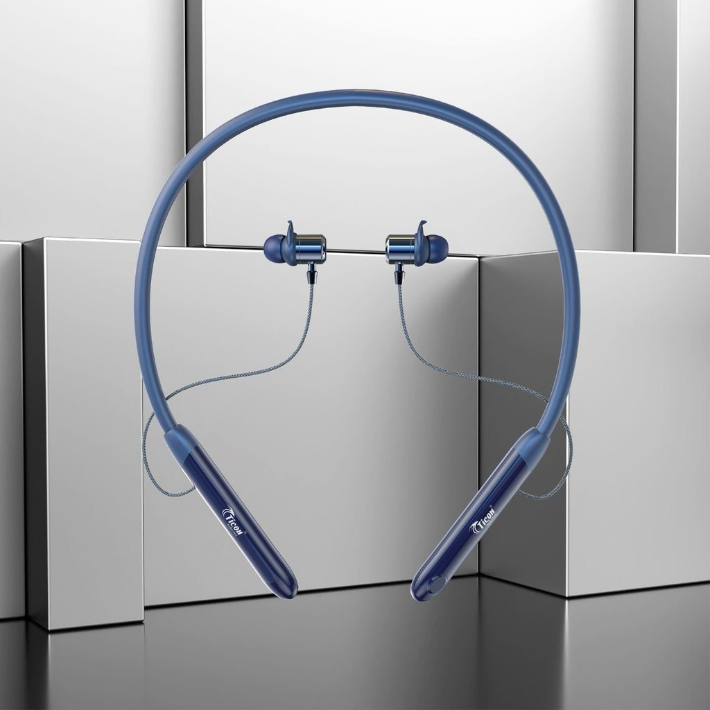 Ticon WX-340 Neckband – Touch Control with Smart Switch